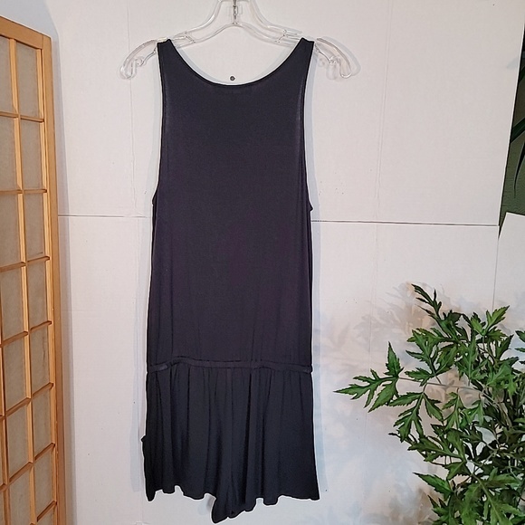 Nanette Lepore Rayon Elastane Beach Swim Romper Black Size M - Picture 5 of 16